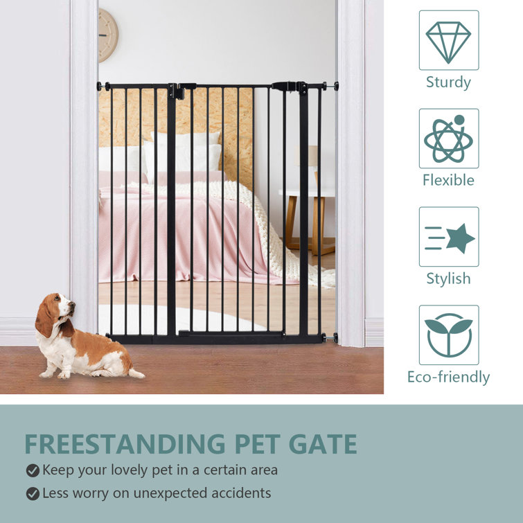 Wall mounted dog outlet gate